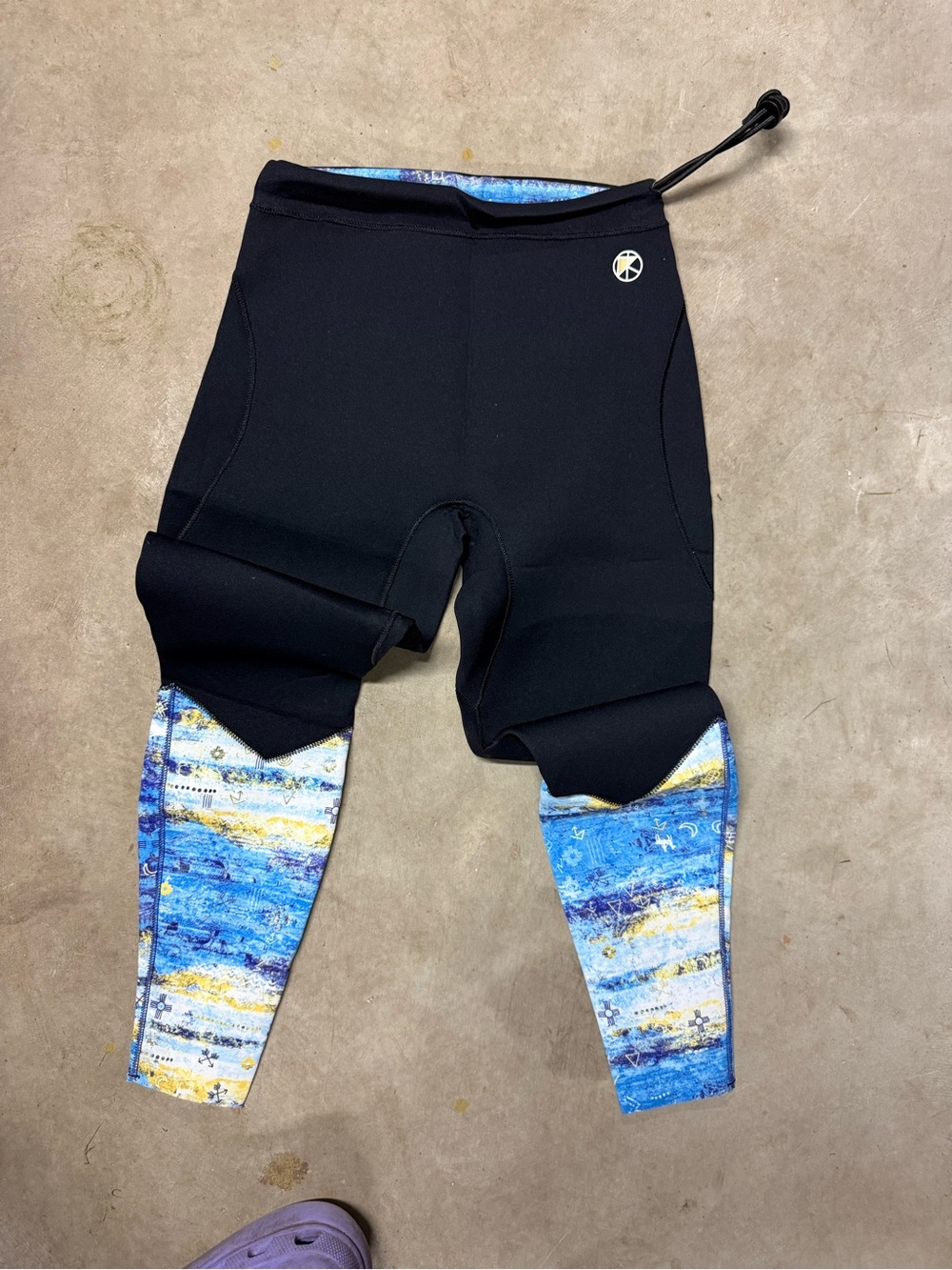 2mm Psychedelic Reversible Surf Leggings kassia